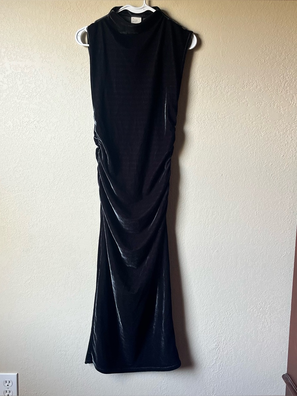 A New Day Velvet Grey Maxi Dress